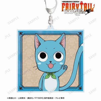 【グッズ-キーホルダー】TVアニメ『FAIRY TAIL 100年クエスト』 ハッピー BIGアクリルキーホルダー