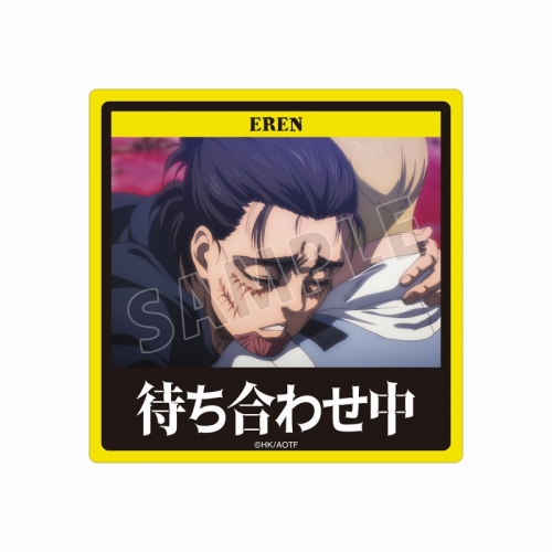 グッズ-ステッカー】進撃の巨人 エレン 場面写ダイカットステッカー 