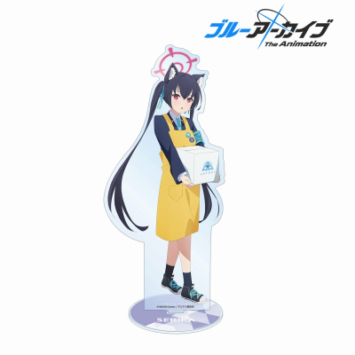 【グッズ-スタンドポップ】ブルーアーカイブ The Animation 描き下ろし セリカ ショップ店員ver. 特大アクリルスタンド