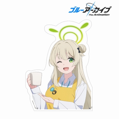 【グッズ-置きもの】ブルーアーカイブ The Animation 描き下ろし ノノミ ショップ店員ver. 特大ダイカットアクリルパネル