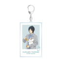 【グッズ-キーホルダー】夏目友人帳 描き下ろし 田沼要 冬の装いver. インスタントカメラ風BIGアクリルキーホルダーの画像