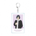 【グッズ-キーホルダー】夏目友人帳 描き下ろし 的場静司 冬の装いver. インスタントカメラ風BIGアクリルキーホルダーの画像