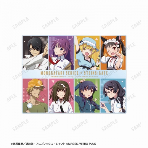 グッズ-置きもの】物語シリーズ×STEINS;GATE 描き下ろし 集合 コラボ 