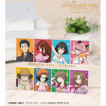 グッズ-置きもの】物語シリーズ×STEINS;GATE 描き下ろし 集合 コラボ 