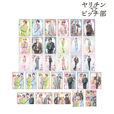 【グッズ-ポストカード】ヤリチン☆ビッチ部 おげれつたなか先生 描き下ろし スーツver. トレーディングポストカード2枚セット【特典付】