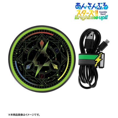 【グッズ-電化製品】あんさんぶるスターズ!! Switch ワイヤレス充電器&ケーブルバンドセット