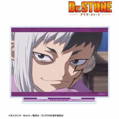 【グッズ-スタンドポップ】TVアニメ「Dr.STONE」 あさぎりゲン 場面写BIGアクリルスタンド