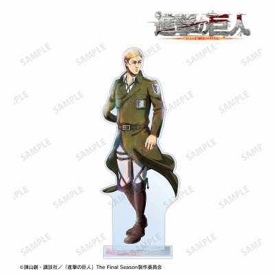【グッズ-スタンドポップ】進撃の巨人 描き下ろし エルヴィン 冬の歩み・着彩ver. 特大アクリルスタンド