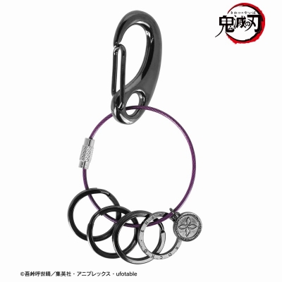 【グッズ-キーホルダー】アニメ「鬼滅の刃」 胡蝶しのぶ ワイヤーキーリング