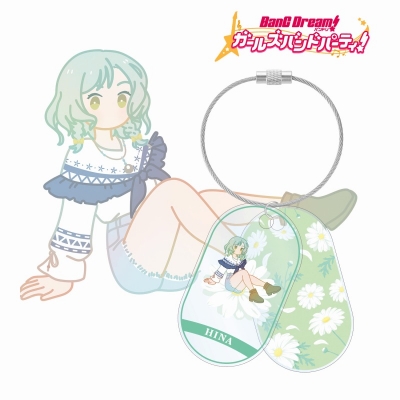 【グッズ-キーホルダー】バンドリ! ガールズバンドパーティ! 氷川 日菜 Botania 2連ワイヤーアクリルキーホルダー
