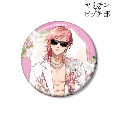 【グッズ-バッチ】ヤリチン☆ビッチ部 おげれつたなか先生 描き下ろし 百合 絢斗 スーツver. 100mm缶バッジ