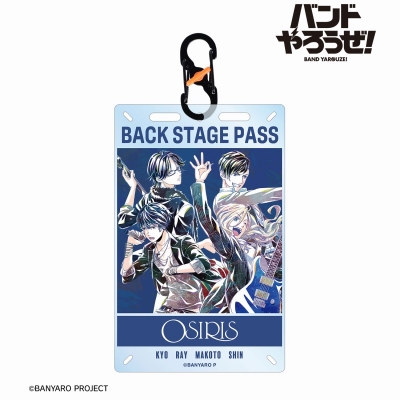 【グッズ-キーホルダー】「バンドやろうぜ!」 OSIRIS Ani-Art カラビナ付きカード型アクリルキーホルダー