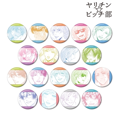 【グッズ-バッチ】ヤリチン☆ビッチ部 トレーディング原作コマ缶バッジ【特典付】