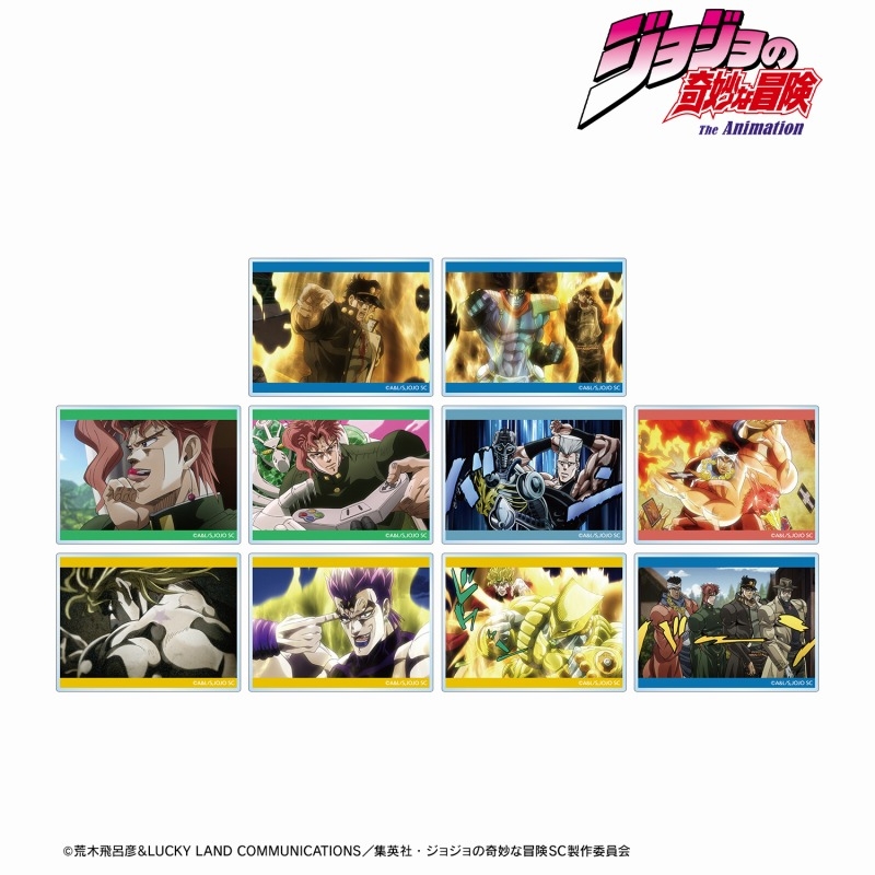 【グッズ-カード】ジョジョの奇妙な冒険 スターダストクルセイダース トレーディング場面写アクリルカード