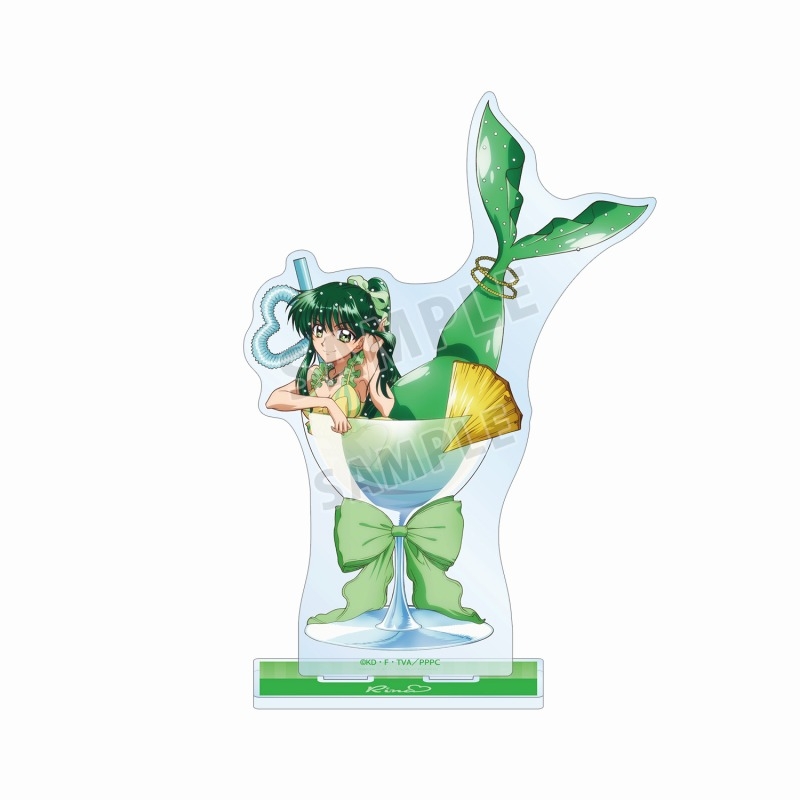 【グッズ-スタンドポップ】アニメ「ぴちぴちピッチ」 描き下ろし リナ カクテルグラスver. BIGアクリルスタンド