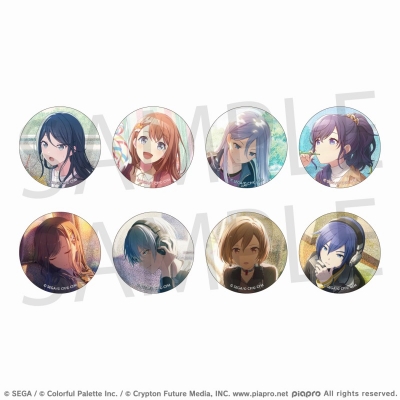 【グッズ-バッチ】プロジェクトセカイ カラフルステージ! feat. 初音ミク グリッター缶バッジ イベントイラストコレクション vol.41 A