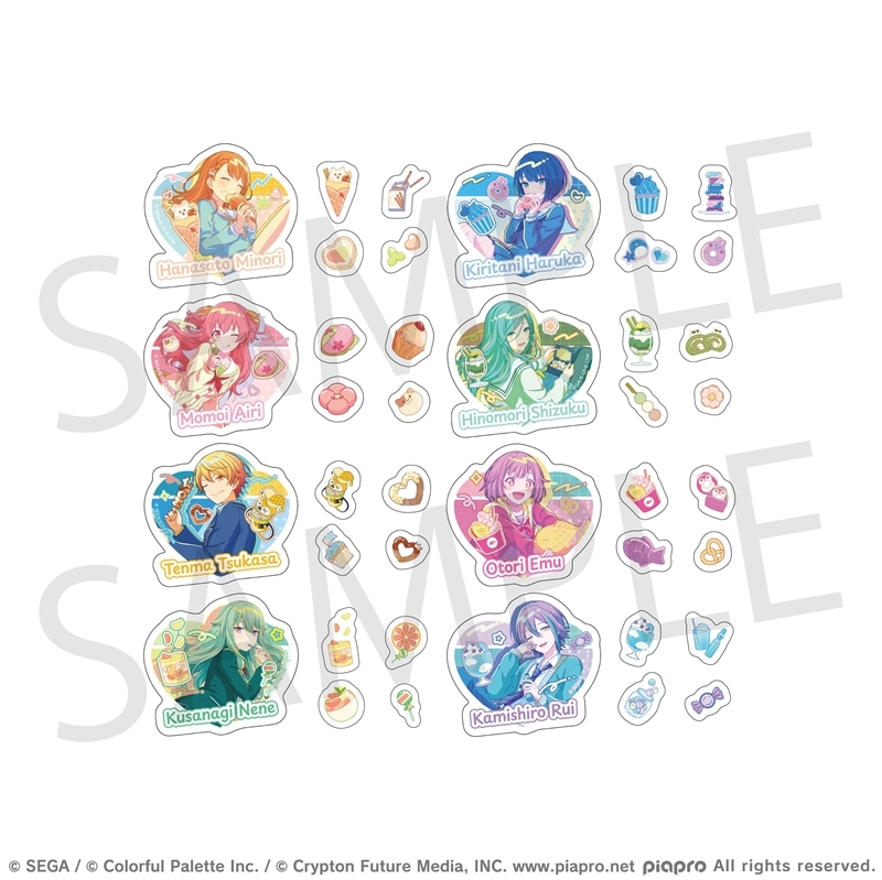 【グッズ-ステッカー】プロジェクトセカイ カラフルステージ! feat. 初音ミク Anniversary/Birthdayイラスト2023-2024 ダイカットステッカーコレクション C