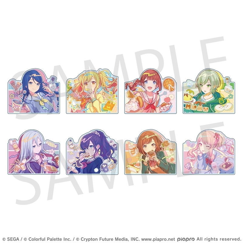 【グッズ-バッチ】プロジェクトセカイ カラフルステージ! feat. 初音ミク Anniversary/Birthdayイラスト2023-2024 アクリルバッジコレクション B