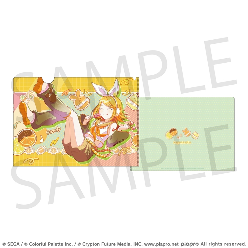 【グッズ-クリアファイル】プロジェクトセカイ カラフルステージ! feat. 初音ミク Anniversary/Birthdayイラスト2023-2024 クリアファイル 鏡音リン