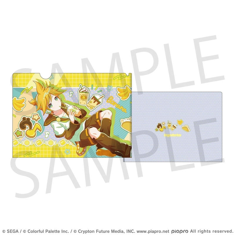 【グッズ-クリアファイル】プロジェクトセカイ カラフルステージ! feat. 初音ミク Anniversary/Birthdayイラスト2023-2024 クリアファイル 鏡音レン