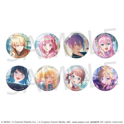 【グッズ-バッチ】プロジェクトセカイ カラフルステージ! feat. 初音ミク グリッター缶バッジ イベントイラストコレクション vol.45 A