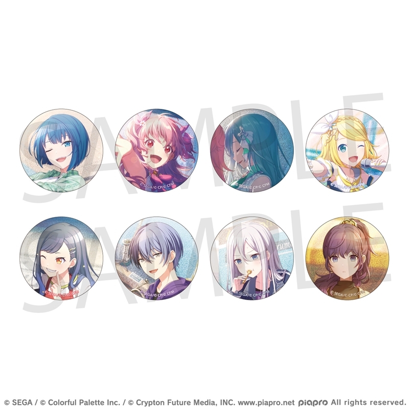 【グッズ-バッチ】プロジェクトセカイ カラフルステージ! feat. 初音ミク グリッター缶バッジ イベントイラストコレクション vol.45 B