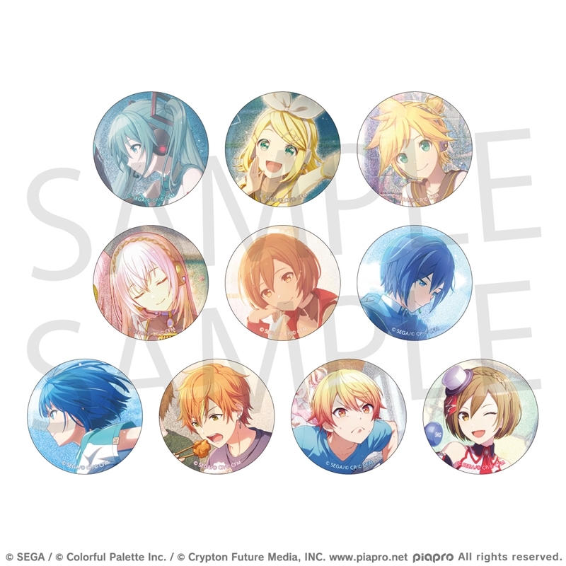 【グッズ-バッチ】プロジェクトセカイ カラフルステージ! feat. 初音ミク グリッター缶バッジ イベントイラストコレクション vol.45 C