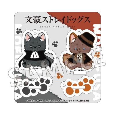 【グッズ-スタンドポップ】文豪ストレイドッグス モフフサシリーズ アクリルスタンド(芥川龍之介&中原中也)