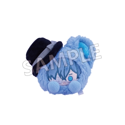 【グッズ-マスコット】黒執事 -寄宿学校編- モフフサシリーズ モフマロホルダー シエル・ファントムハイヴ