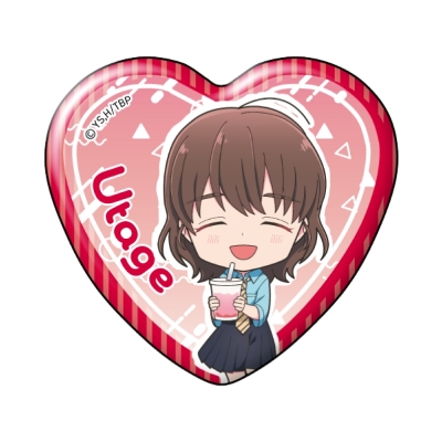 【グッズ-バッチ】TVアニメ『多聞くん今どっち!?』 トレーディングハート缶バッジ