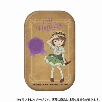 【グッズ-バッチ】名探偵コナン 長方形型缶バッジ 灰原哀(探検隊)