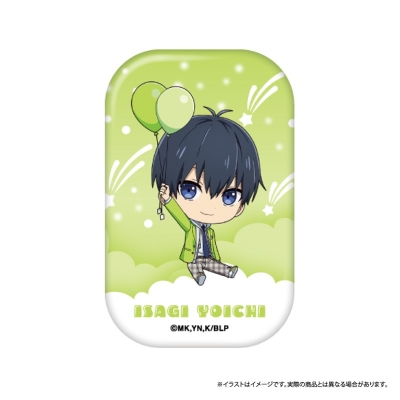 【グッズ-バッチ】ブルーロック 長方形缶バッジ 潔 世一(ミニキャラ)(風船)|ブルーロック