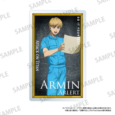 【グッズ-カード】進撃の巨人 アクリルカード アルミン・アルレルト(DIY)