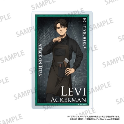 【グッズ-カード】進撃の巨人 アクリルカード リヴァイ・アッカーマン(DIY)