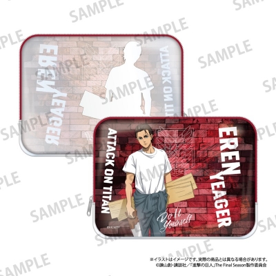 【グッズ-ポーチ】進撃の巨人 スクエアポーチ エレン・イェーガー(DIY)