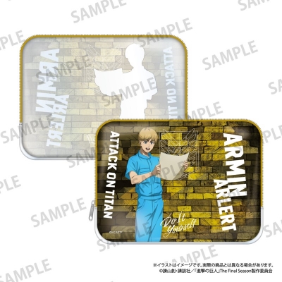 【グッズ-ポーチ】進撃の巨人 スクエアポーチ アルミン・アルレルト(DIY)