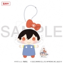 【グッズ-ぬいぐるみ】Phantom Busters×Sanrio characters ボールチェーンぬいぐるみ おやすみver.宍喰野 虎落×ハローキティ【アニメイト限定】の画像