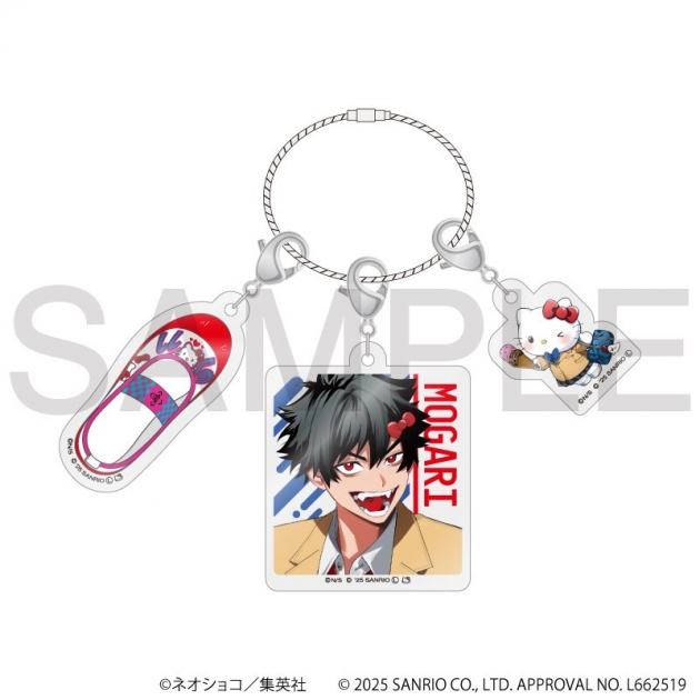 【グッズ-キーホルダー】Phantom Busters × Sanrio characters アクリルキーホルダー①宍喰野虎落【アニメイト限定】
