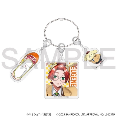 【グッズ-キーホルダー】Phantom Busters × Sanrio characters アクリルキーホルダー②是岸遊人【アニメイト限定】