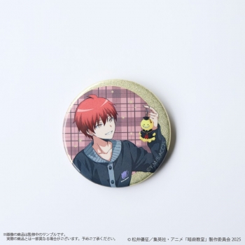 グッズ-バッチ】アニメ『暗殺教室』 〈潮田渚、赤羽業〉缶バッジ2個 