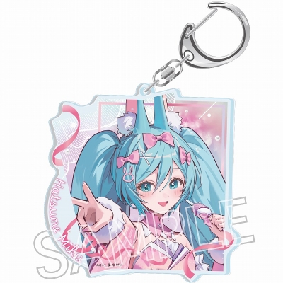【グッズ-キーホルダー】初音ミク あやかしステージ アクリルキーホルダー 玉兎