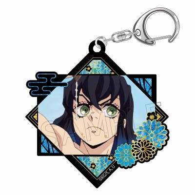 【グッズ-キーホルダー】鬼滅の刃 螺鈿風シリーズ Vol.3 アクリルキーホルダー 嘴平伊之助