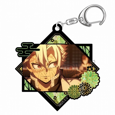 【グッズ-キーホルダー】鬼滅の刃 螺鈿風シリーズ Vol.3 アクリルキーホルダー 不死川実弥