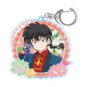 【グッズ-キーホルダー】らんま1/2 フラワーブーケ アクリルキーホルダー 早乙女乱馬の画像