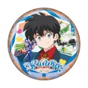 【グッズ-バッチ】らんま1/2 フラワーブーケ キラキラ缶バッジ 早乙女乱馬の画像