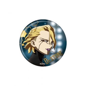 グッズ-バッチ】Dr.STONE 箔押し缶バッジ スタンリー・スナイダー 