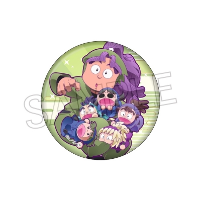 【グッズ-バッチ】忍たま乱太郎 缶バッジ -パペットと一緒- 三反田数馬