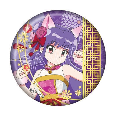 【グッズ-バッチ】らんま1/2 百鬼夜行 箔押し缶バッジ シャンプー