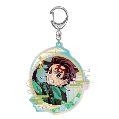 【グッズ-キーホルダー】鬼滅の刃 オーロラアクリルキーホルダー 竈門炭治郎