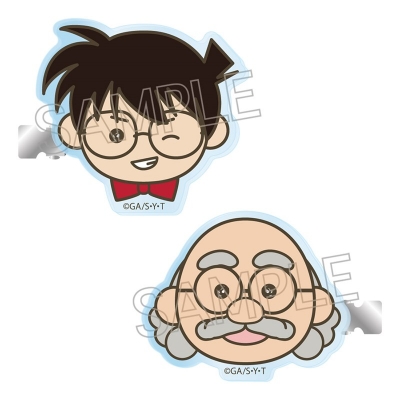 【グッズ-ヘアバンド】名探偵コナン 前髪クリップ Vol.4 -フェイス- 江戸川コナン&阿笠博士